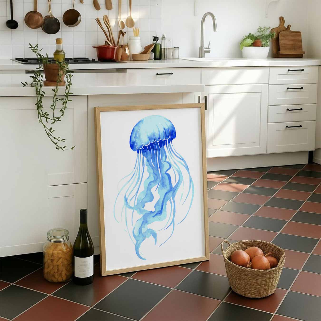 Sereen Medusa Kunstwerk Poster-WallArtistic