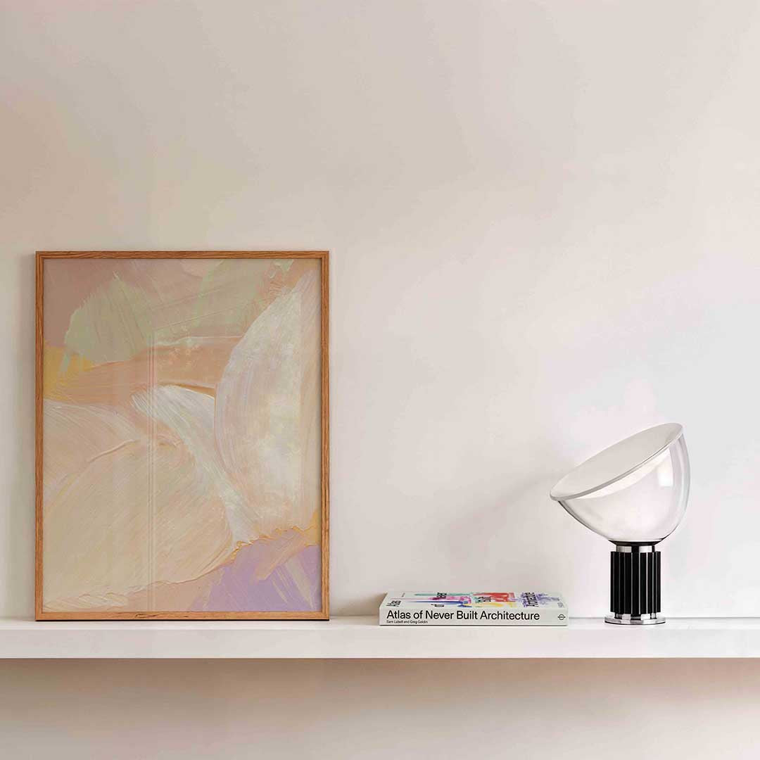 Pastel penseelstreken Poster