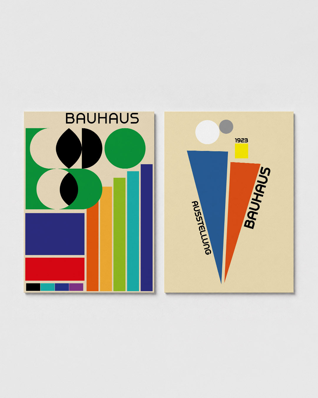 Vormen en vlakkenspel Posterset