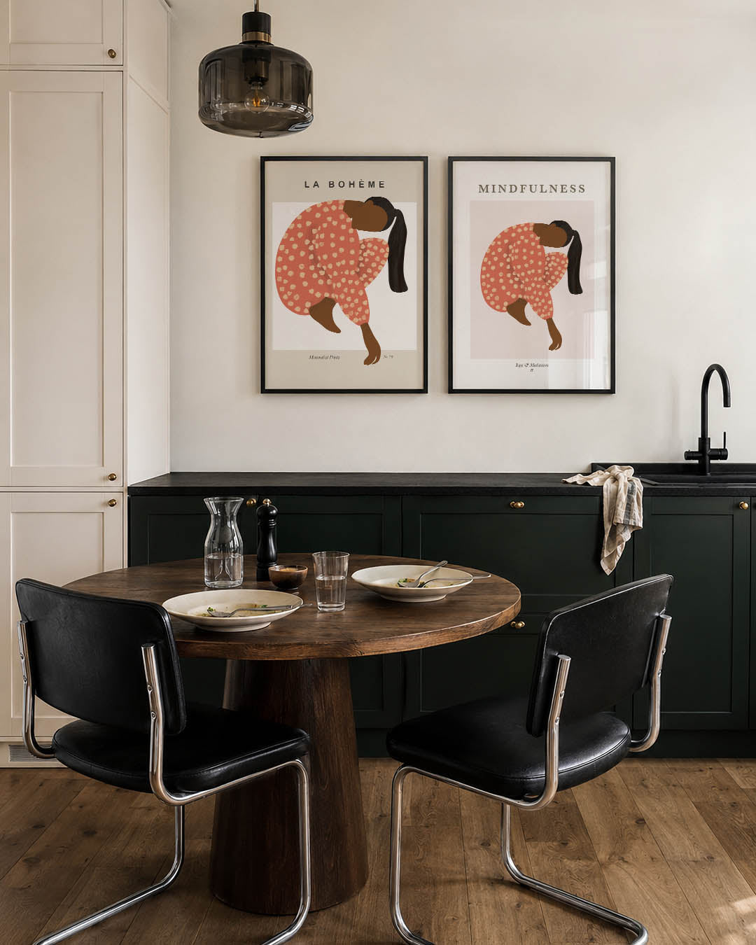 Vorm en kleurenspel Posterset