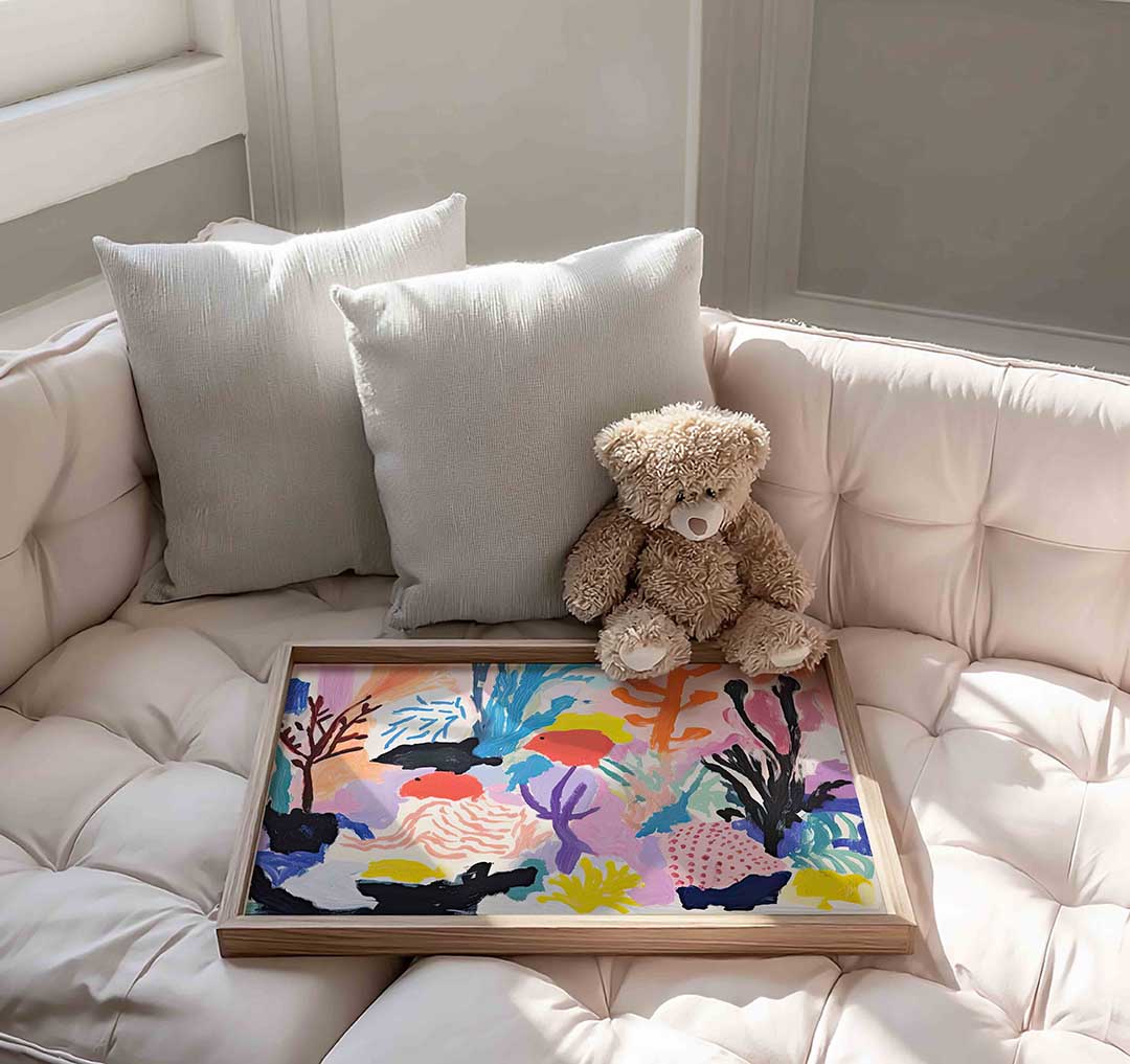 Vissen en koraal Poster