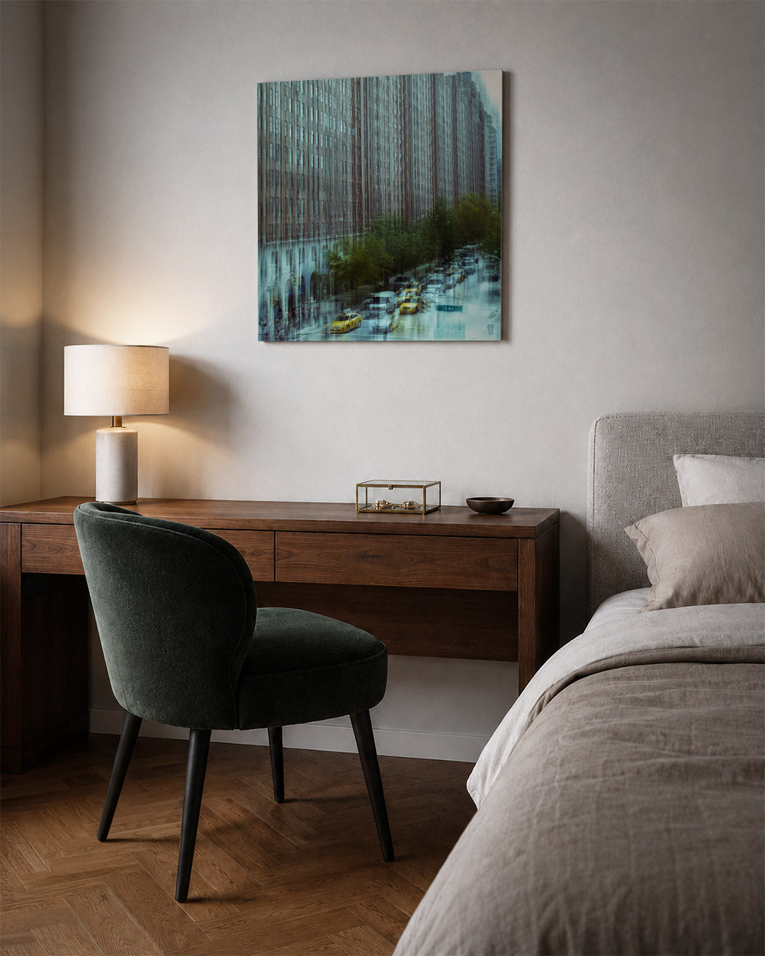 Stedelijke reflecties Kunstwerk