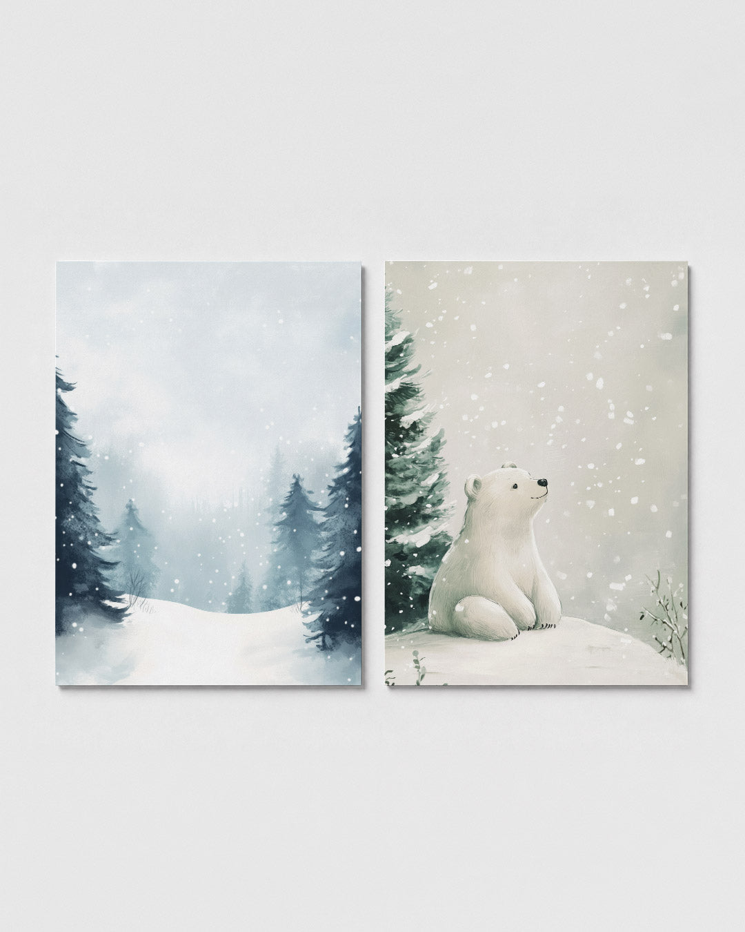 Winterse sereniteit Posterset