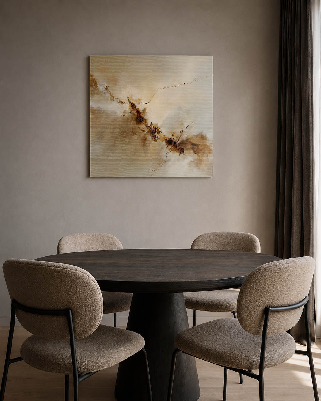 Organische lijnen Kunstwerk