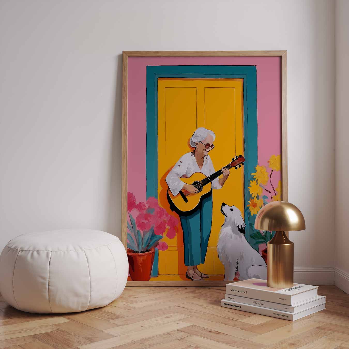 Vrolijke Muziekmomenten Poster-WallArtistic