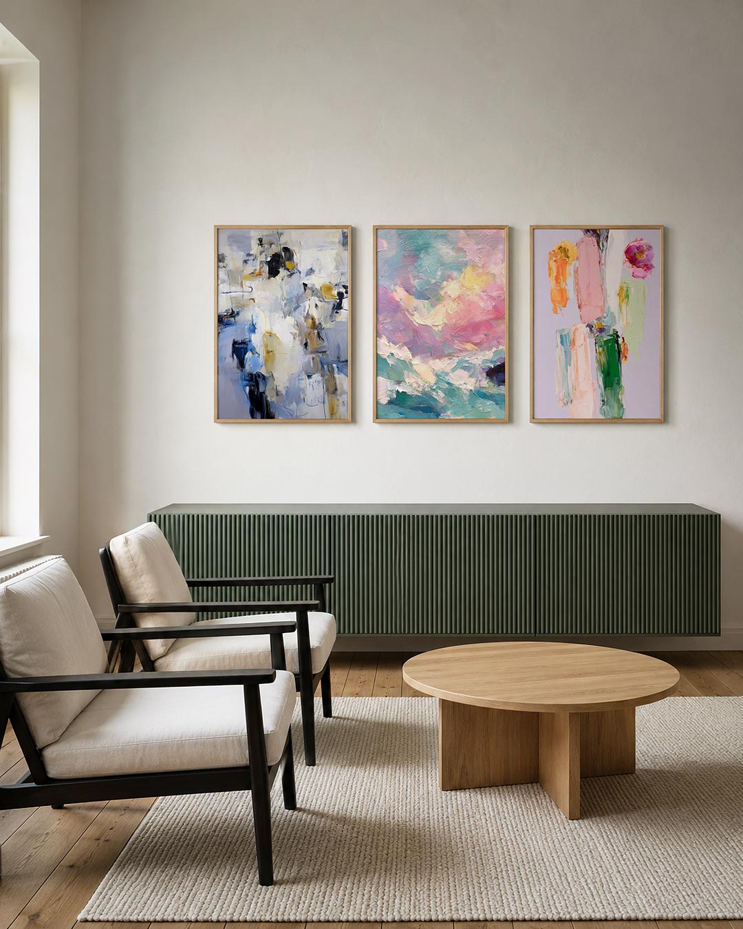 Kleur en lijnenspel Posterset