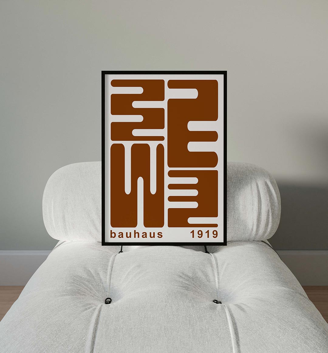 Vorm en lijnen Poster