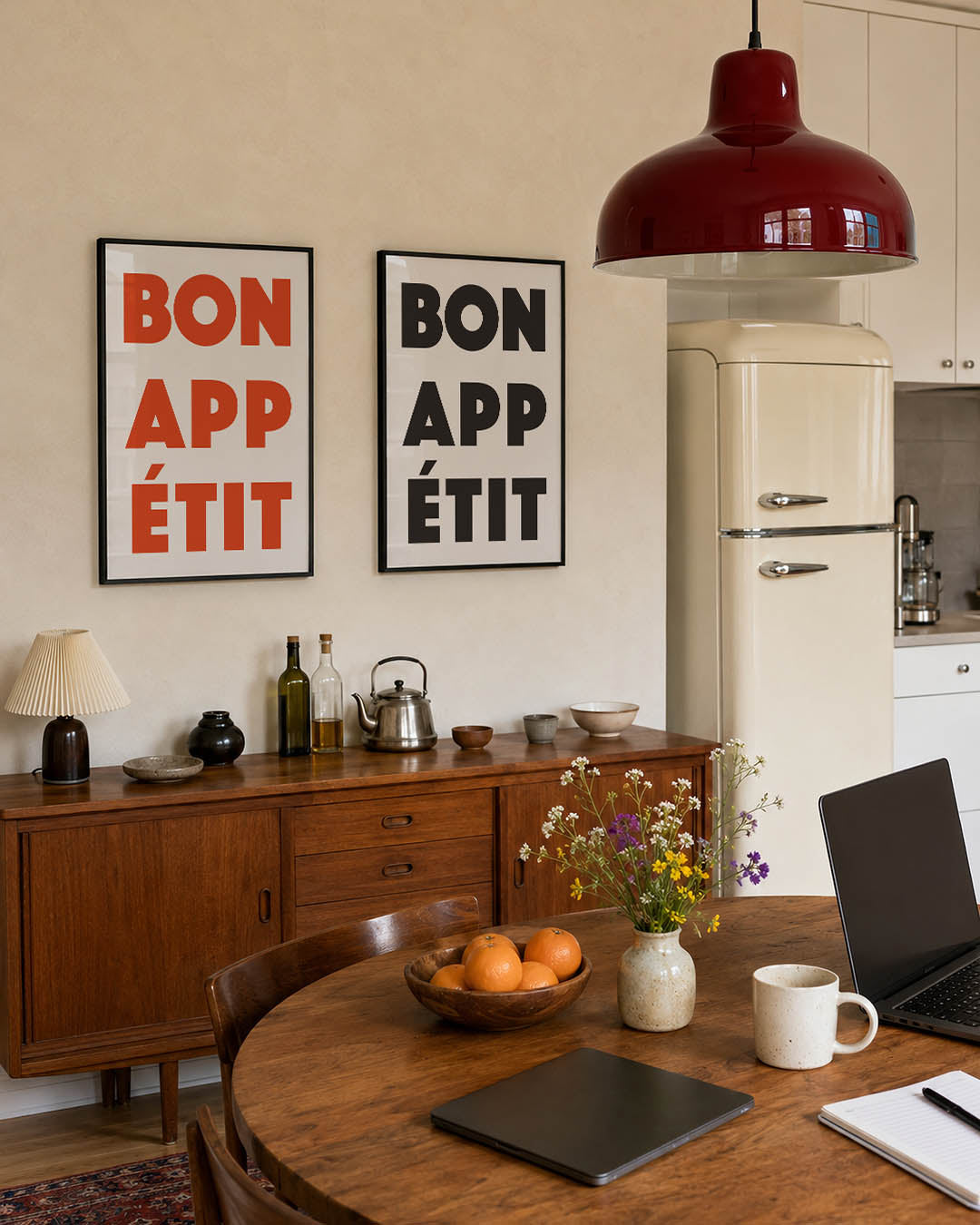 Krachtige typografie Posterset