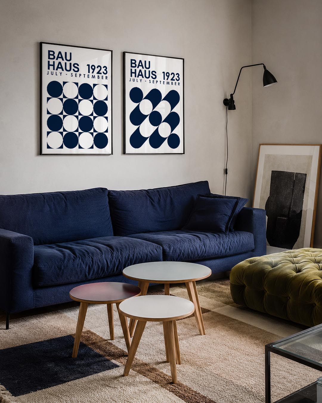 Cirkel en vierkant Posterset