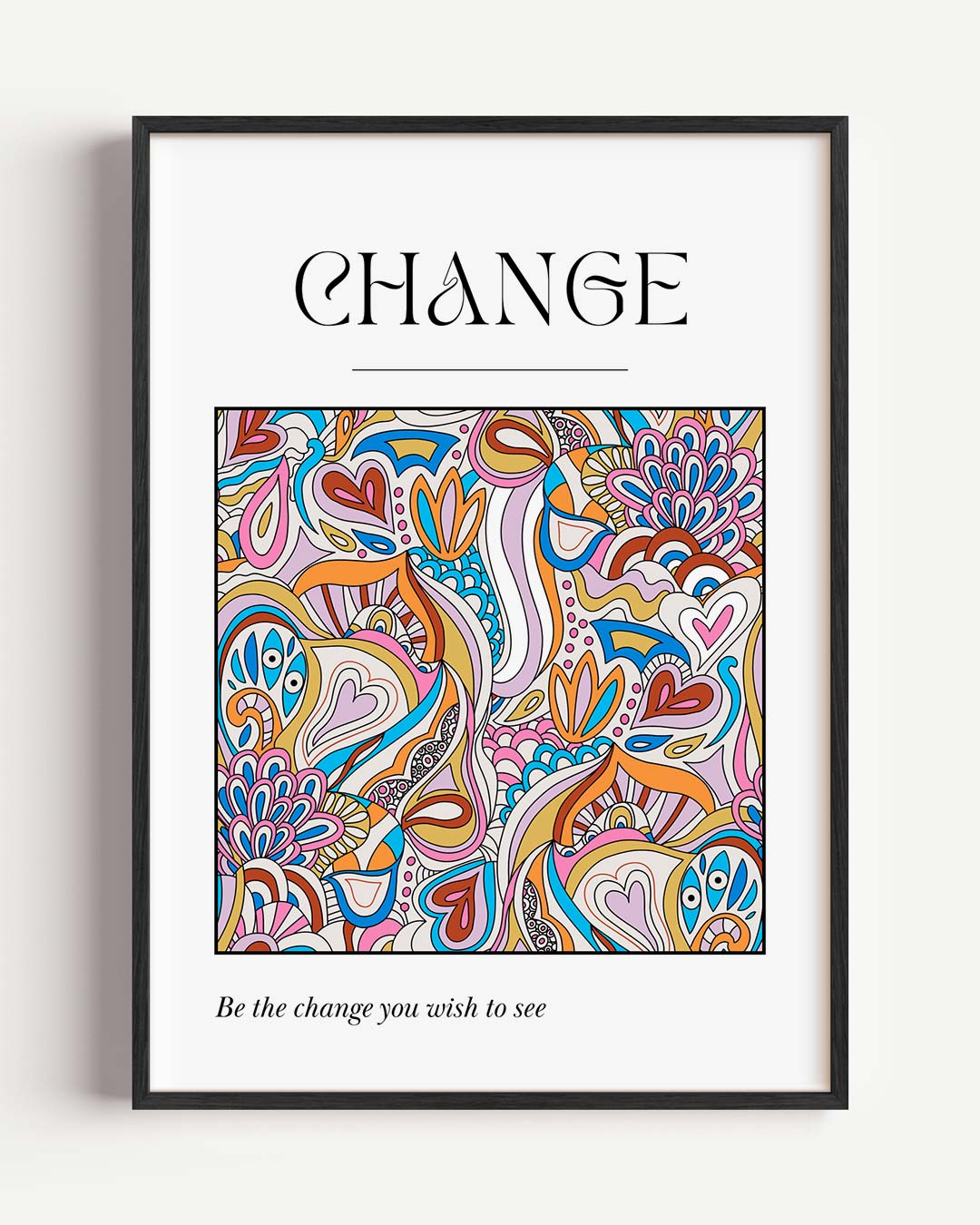 Change Inspiratieposter-WallArtistic