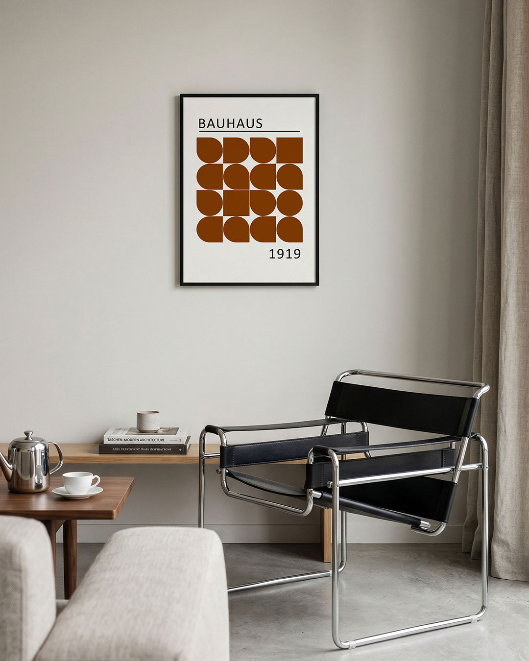 Vormritme en lijnen Poster