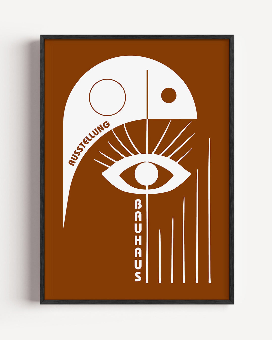 Oog en lijnen Poster