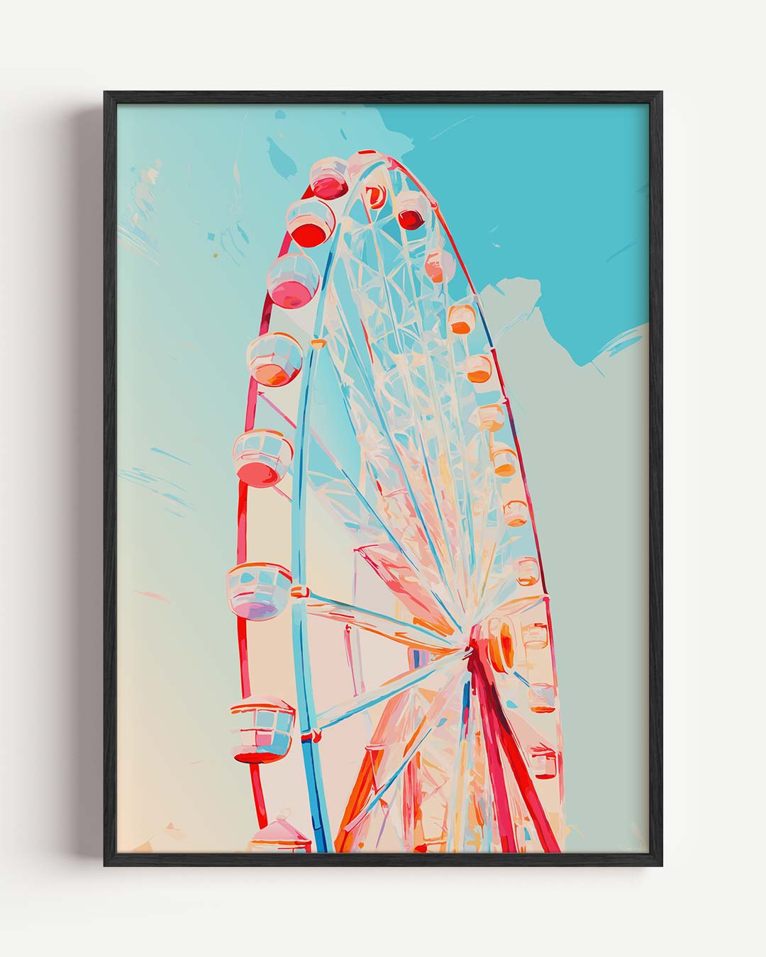 Dromerige Reuzenrad Kunstposter-WallArtistic