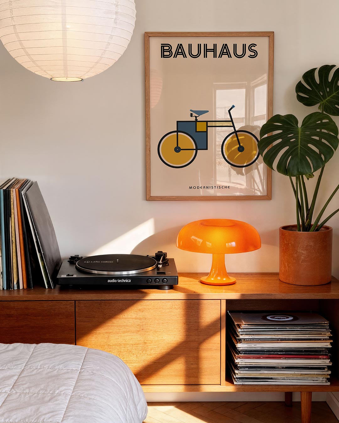 Fietsvorm en kleur Poster