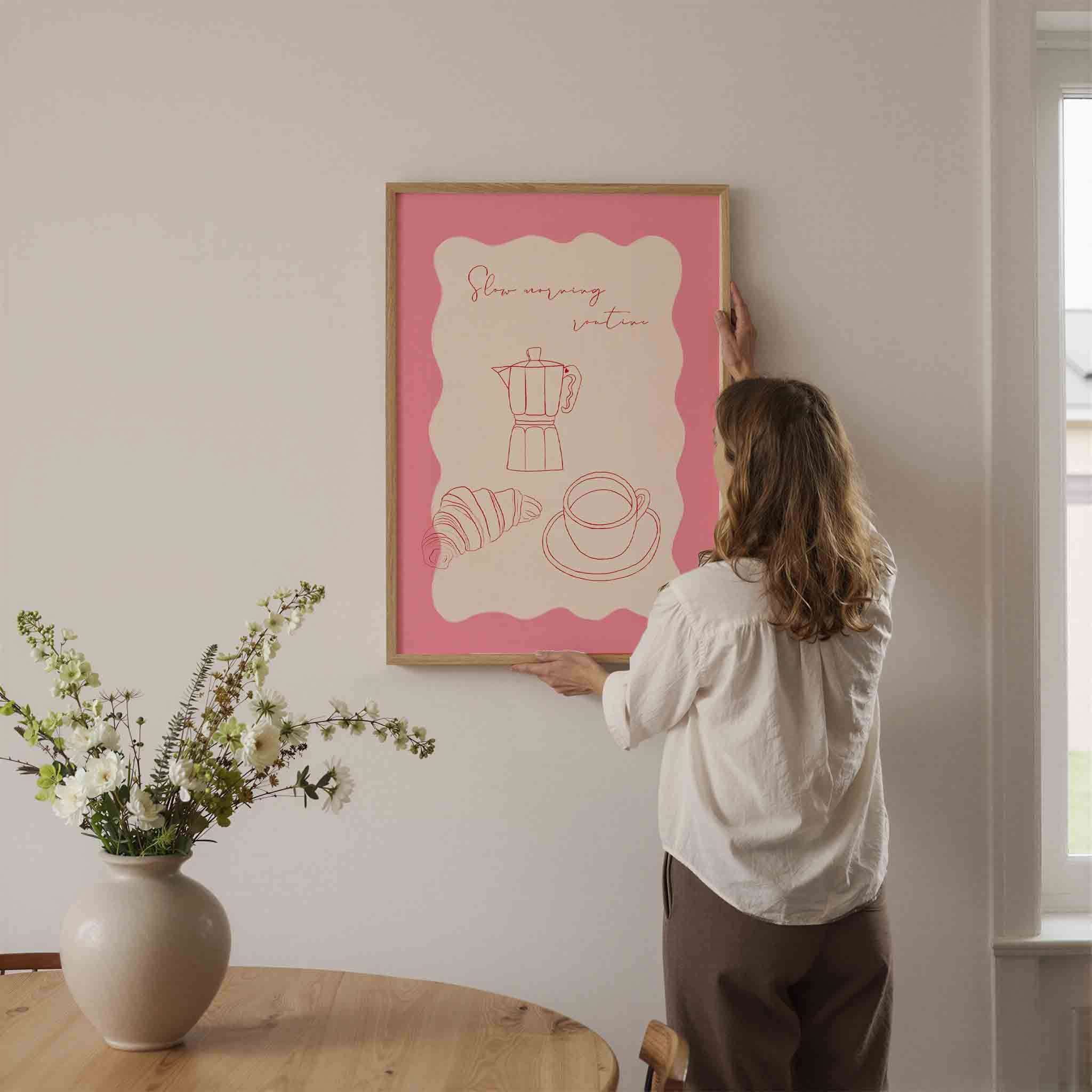Slow morning routine Poster