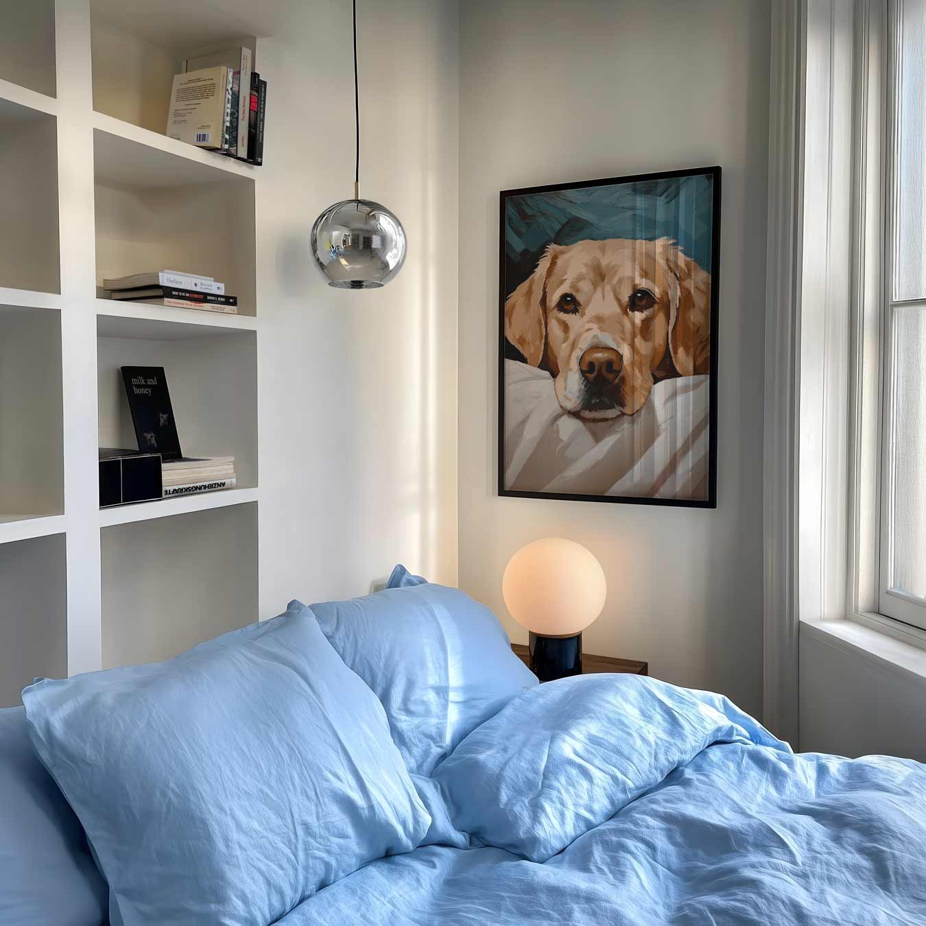 Knusse Labradors Dierenposter-WallArtistic