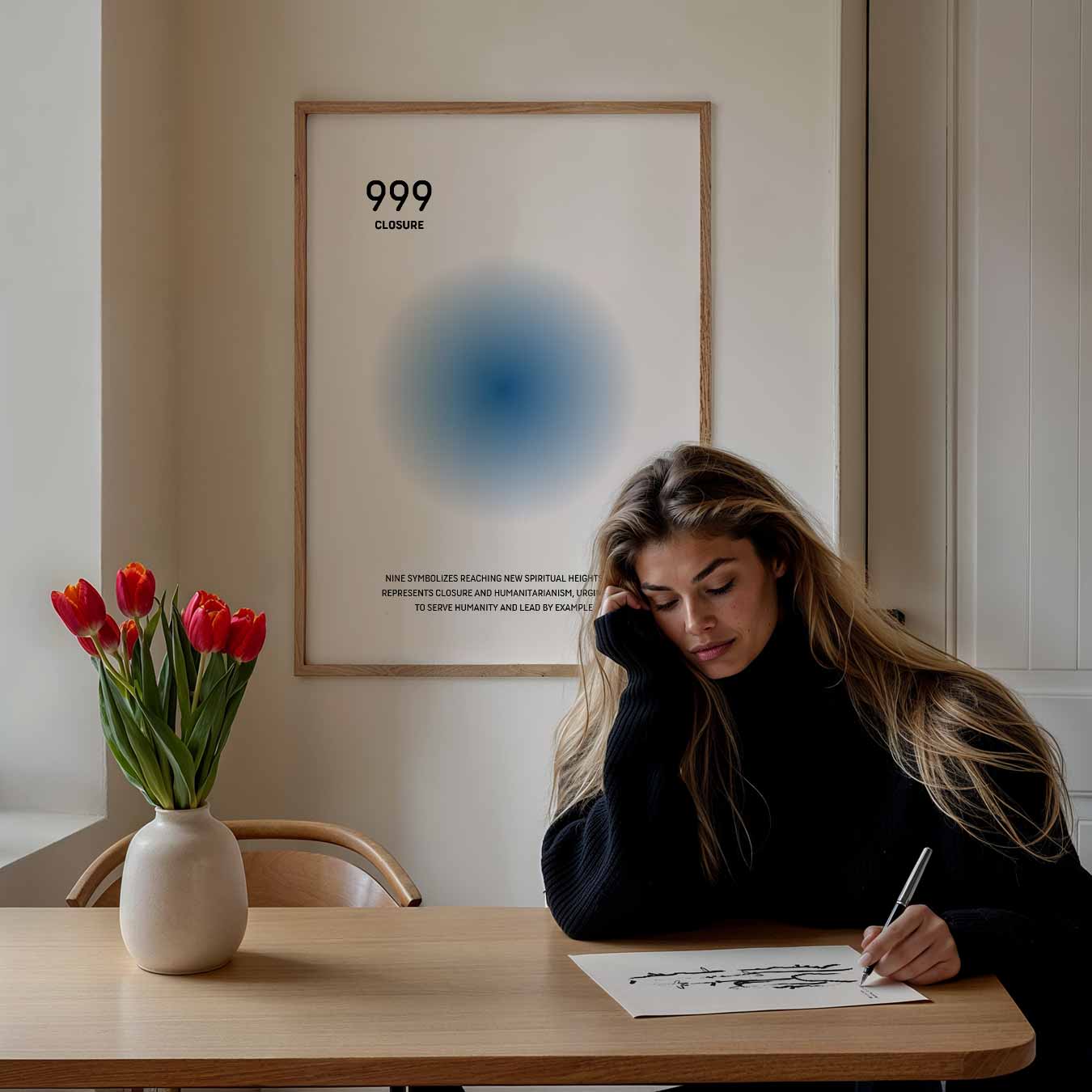 Inspirerende 999 Spirituele Poster-WallArtistic