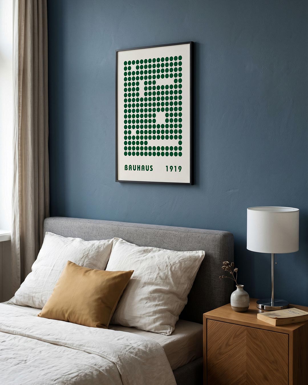 Puntpatroon en ruimte Poster