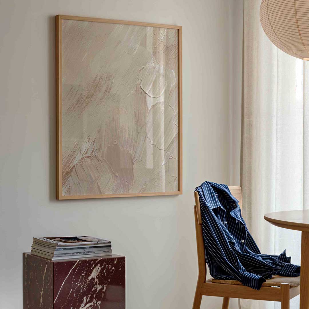Beige textuur Poster