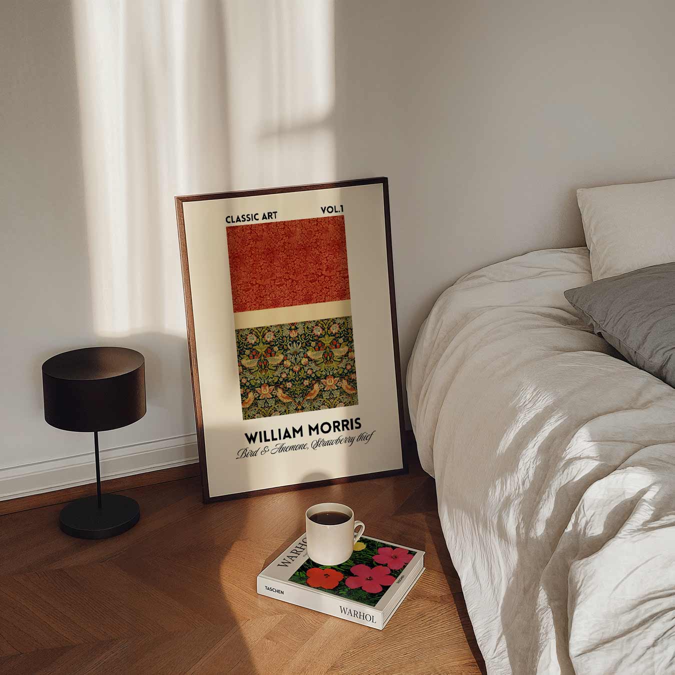 William Morris Bull & Acanthus, Strawberry Thief Poster-WallArtistic