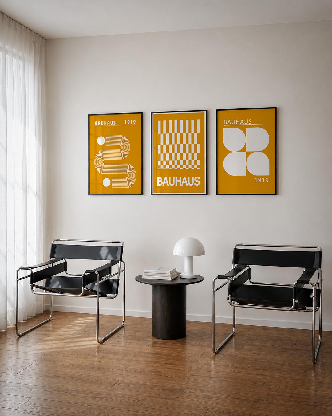 Lijnen en vlakkenspel Posterset