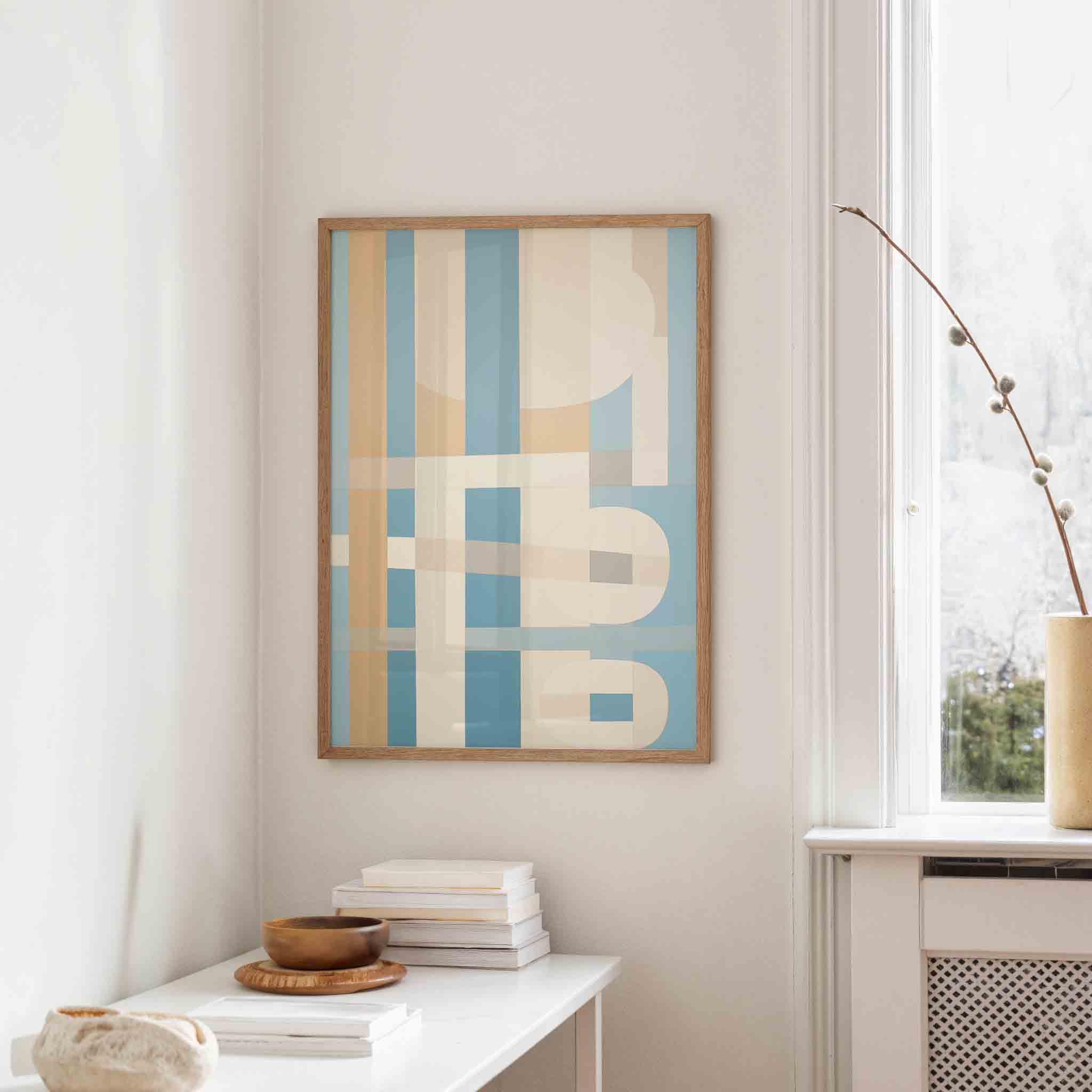 Abstracte vormen Poster