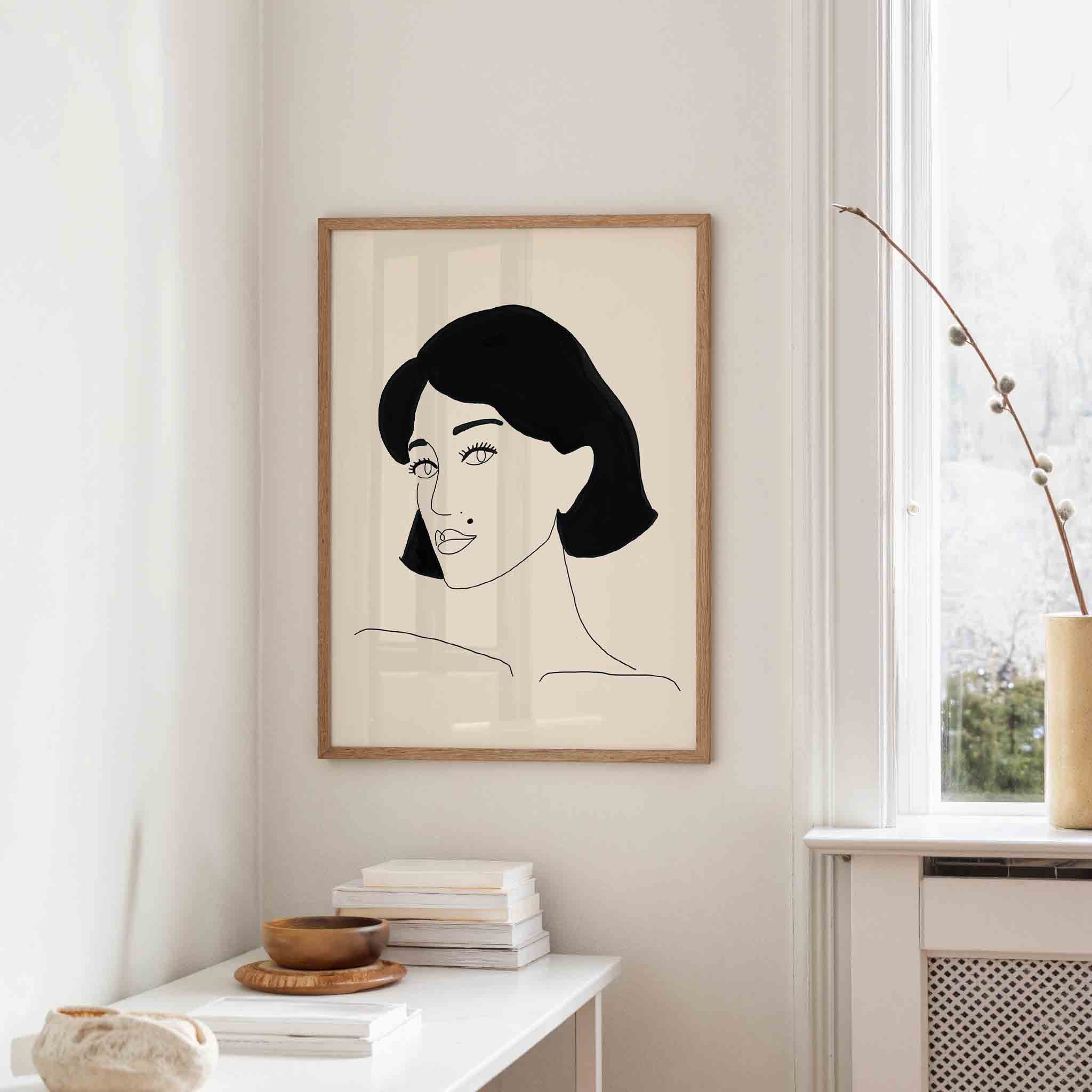 Vrouwelijk portret Poster