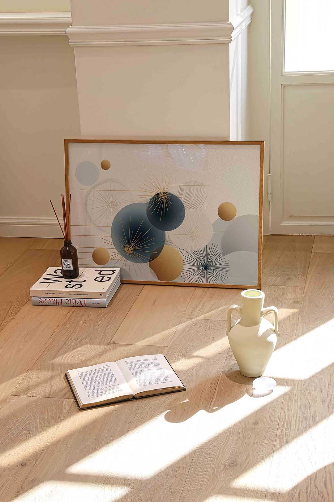 Abstracte cirkels Poster