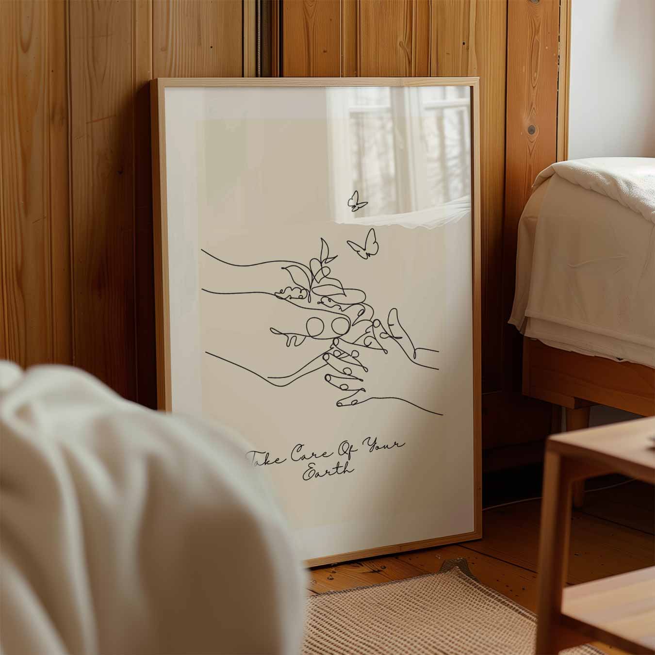 Zorg voor je Aarde Poster-WallArtistic