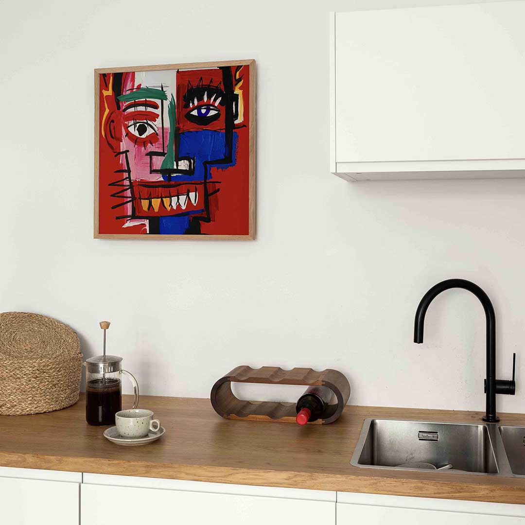 Abstract gezicht Poster