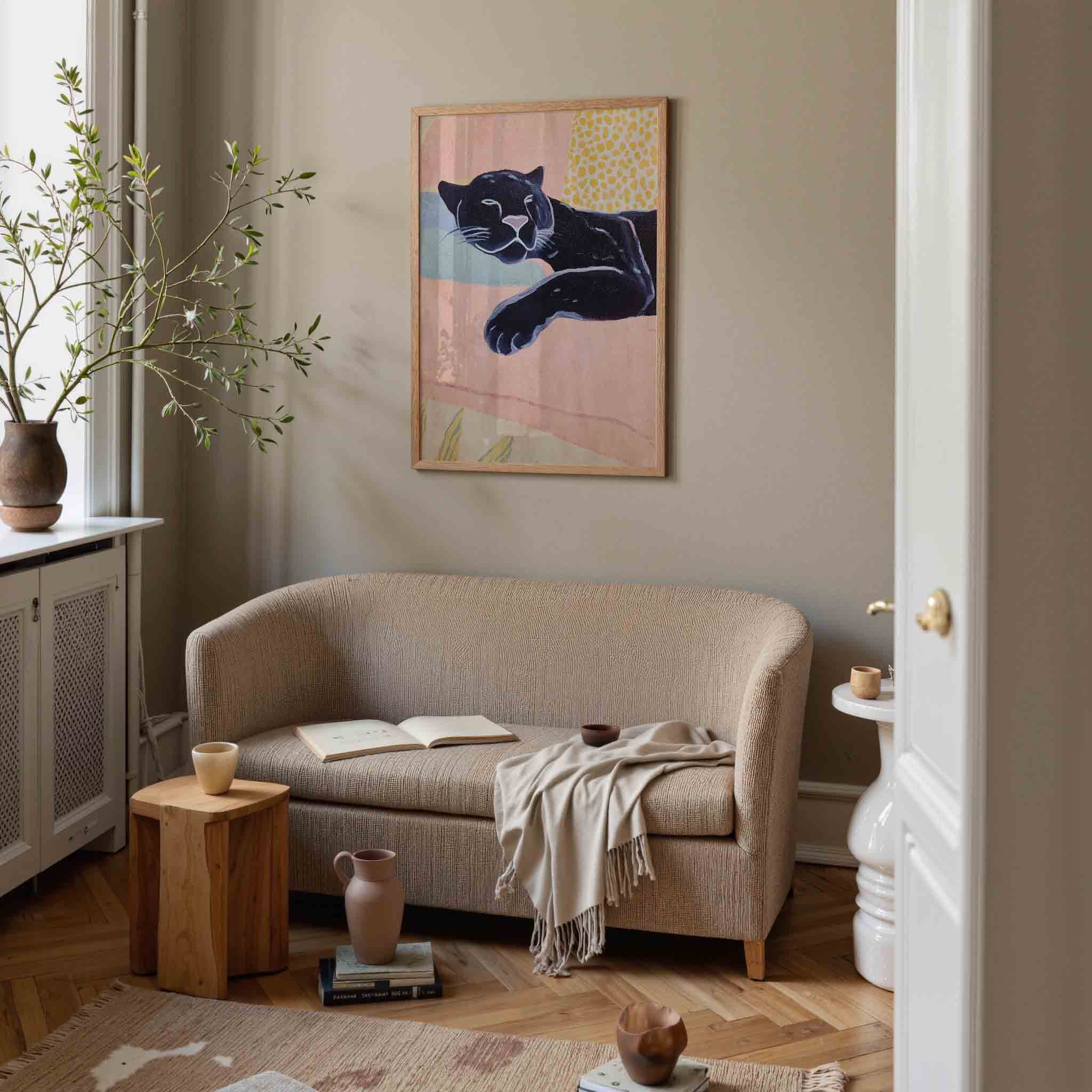 Slapende panter Poster