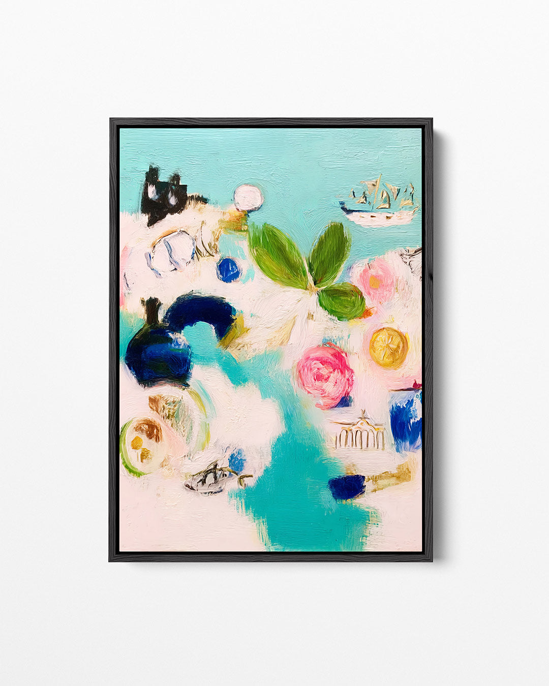 Vrolijke kleurenmix Kunstwerk