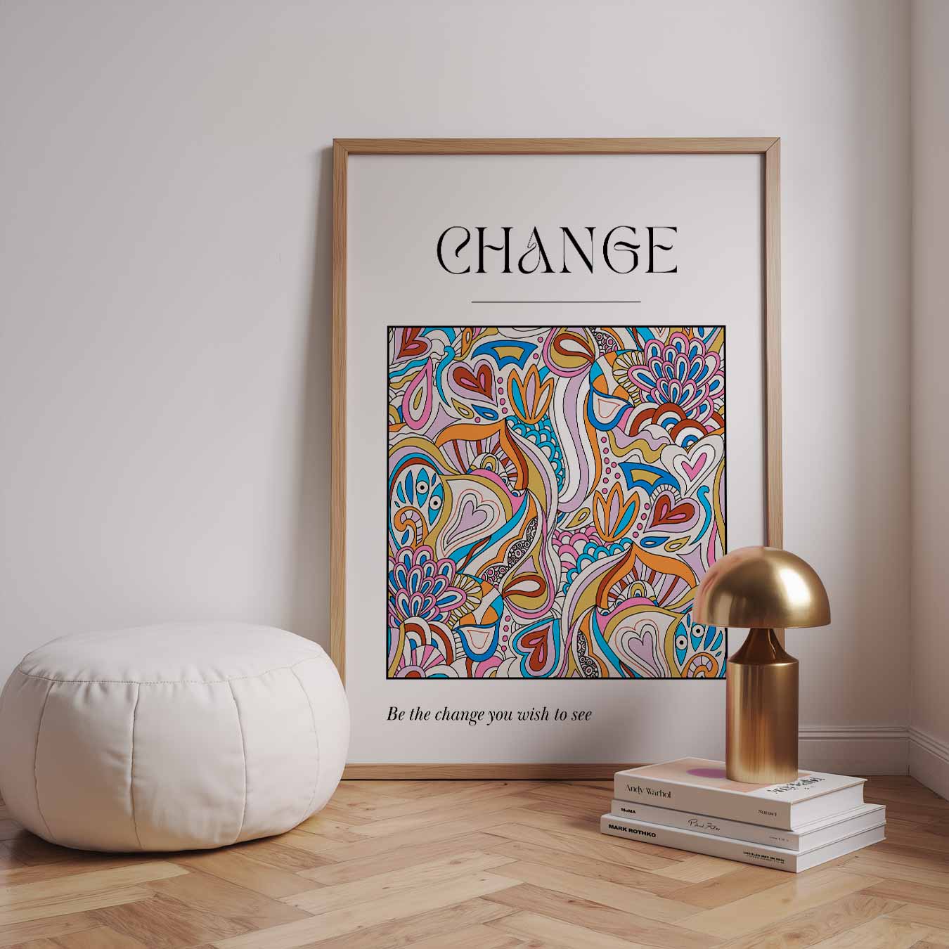 Change Inspiratieposter-WallArtistic