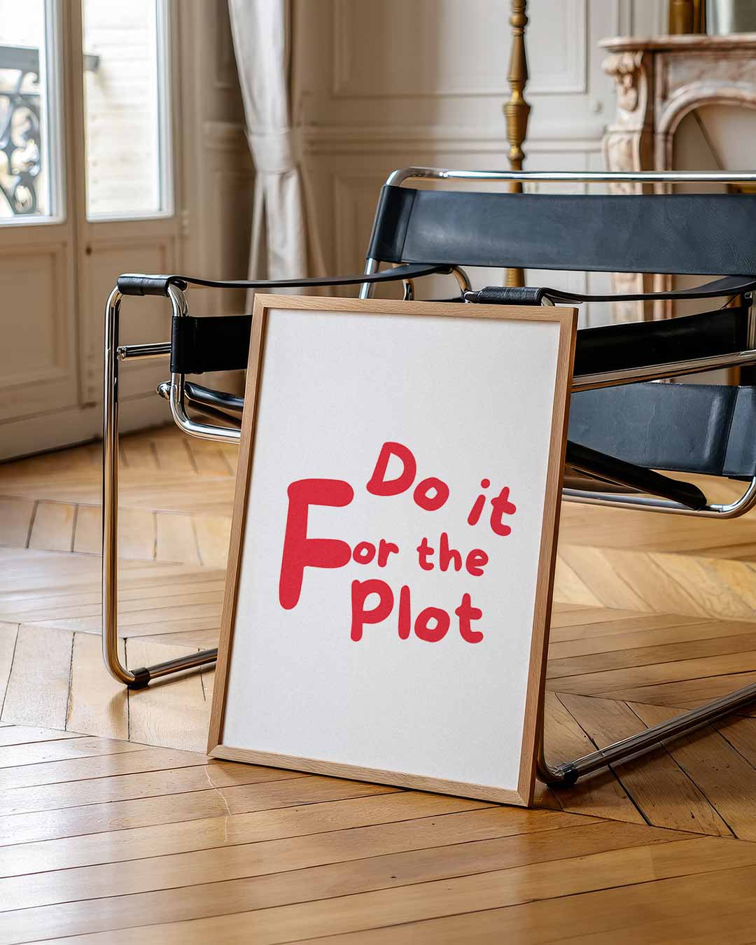 Inspirerende "Do It For The Plot" Poster-WallArtistic