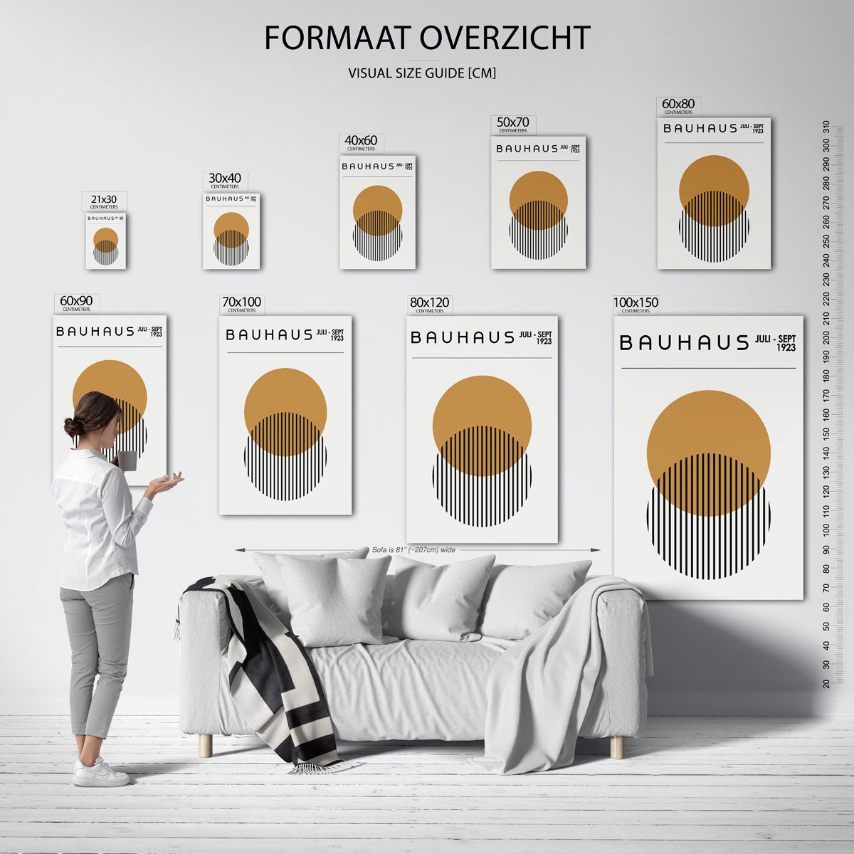 Vormen en lijnen Poster