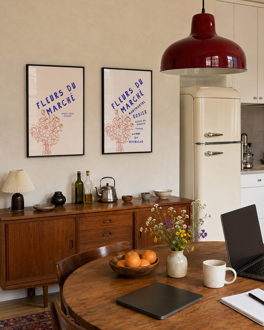 Bloemrijke eenvoud Posterset