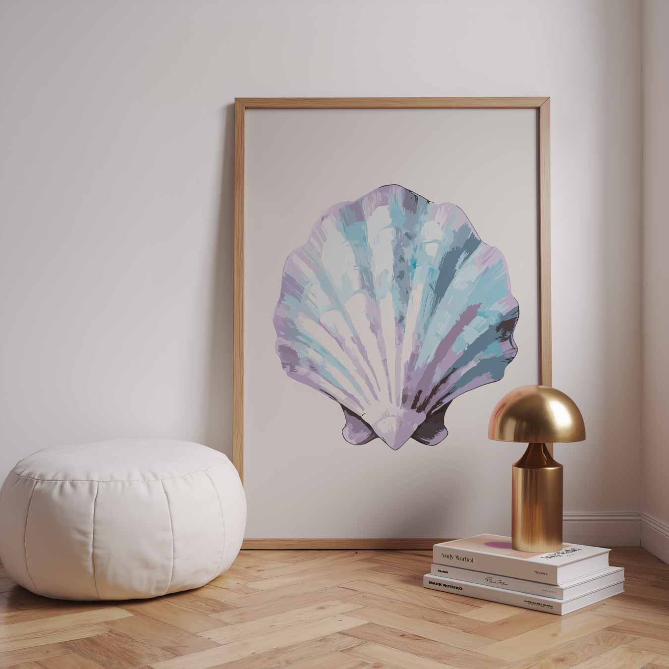 Elegante Zee Schelp Poster-WallArtistic