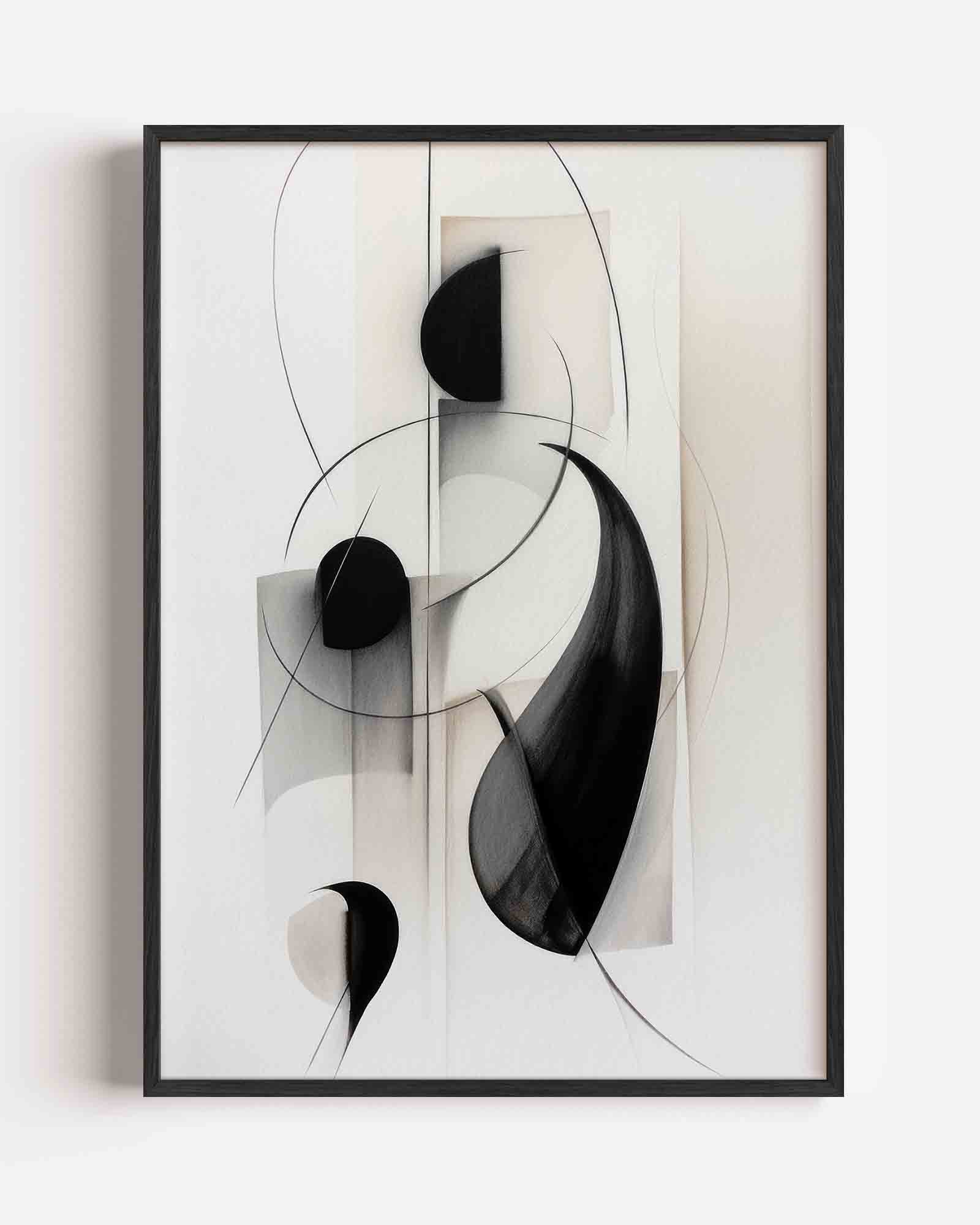 Abstracte vormen Poster