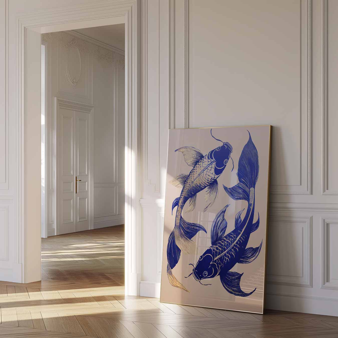 Elegante Koi Vis Poster-WallArtistic