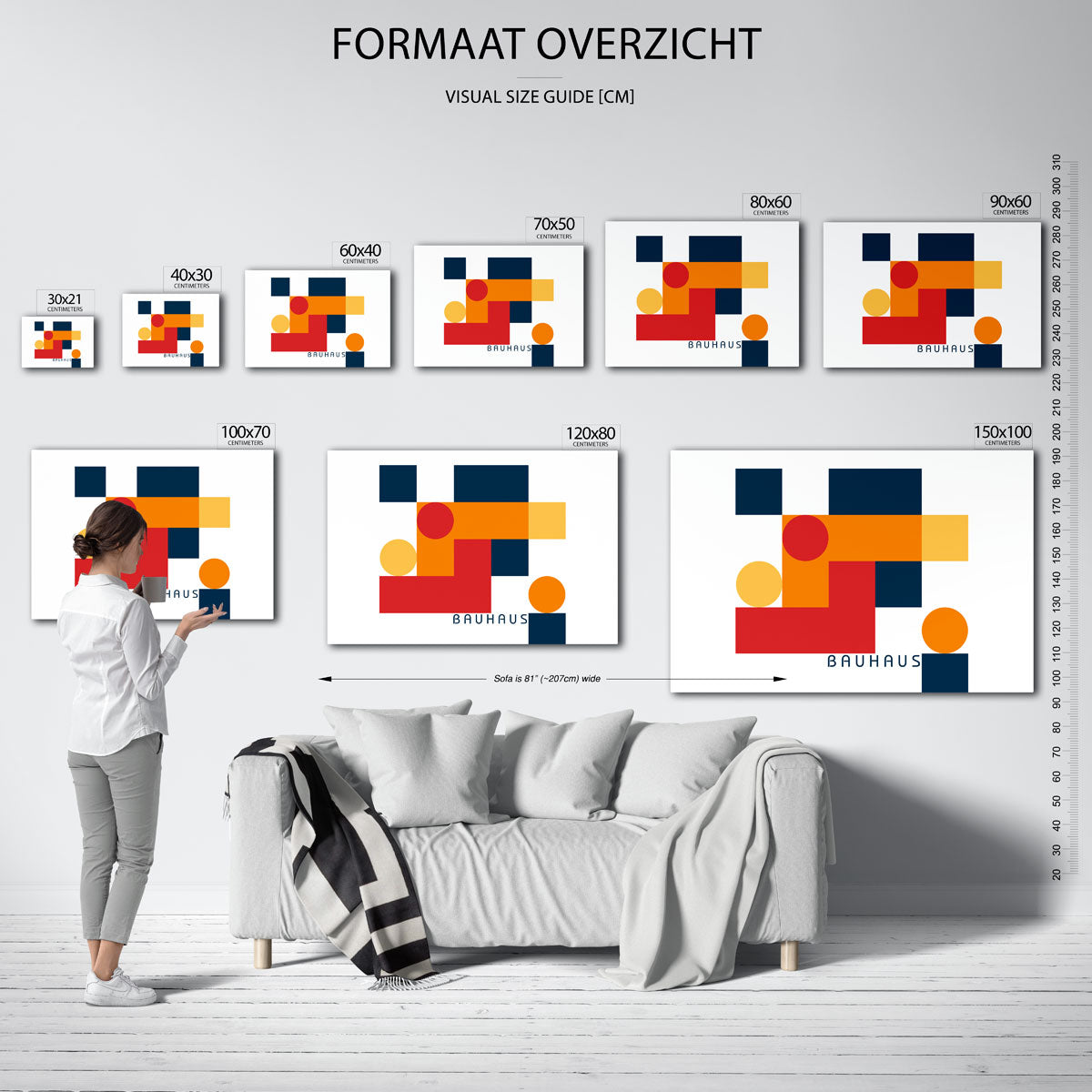 Vormen en vlakken Poster