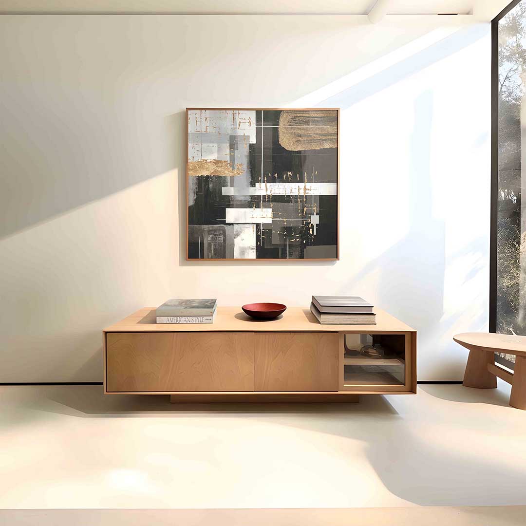 Abstracte gouden accenten Poster