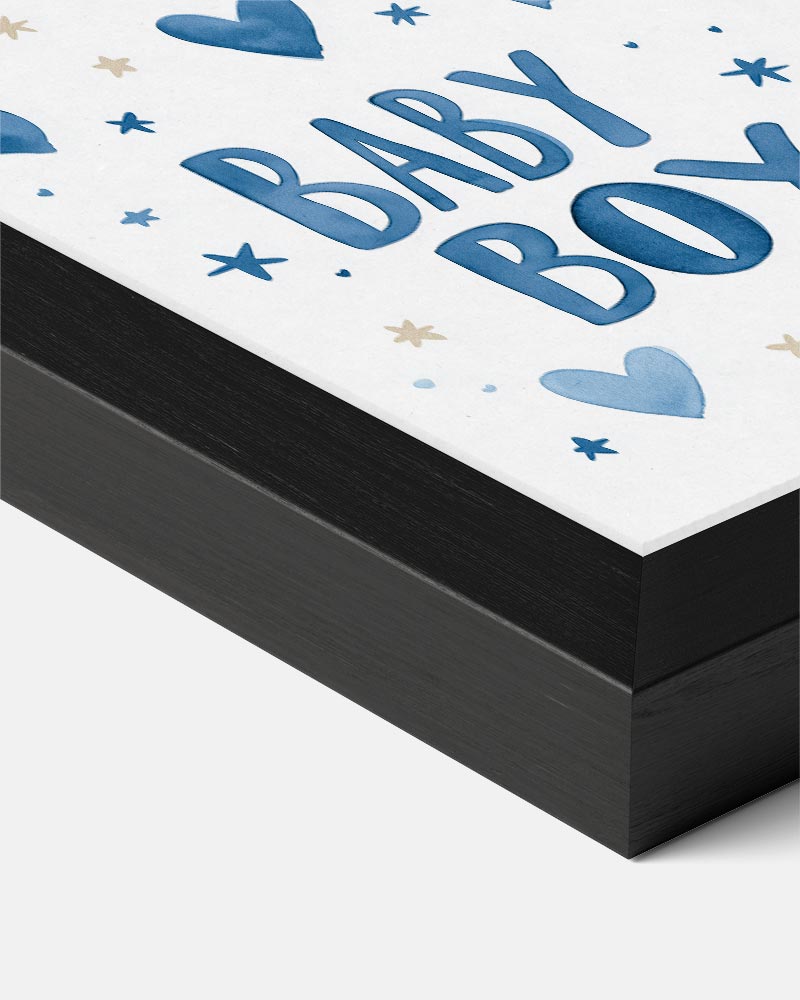 Welkom Baby Jongen Poster-WallArtistic