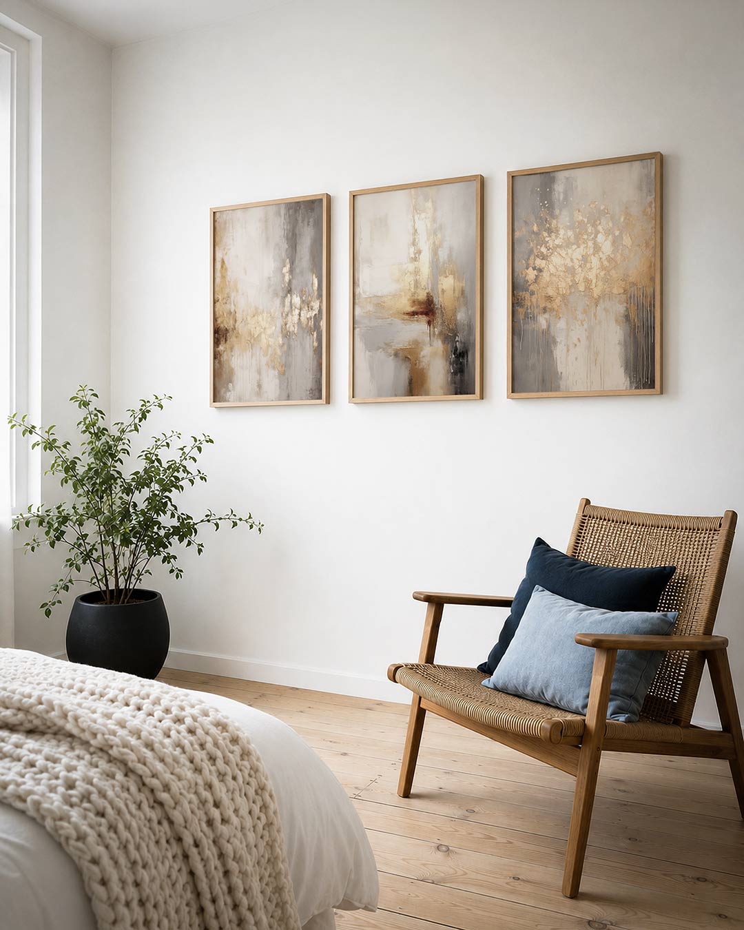 Gouden vervaging Posterset