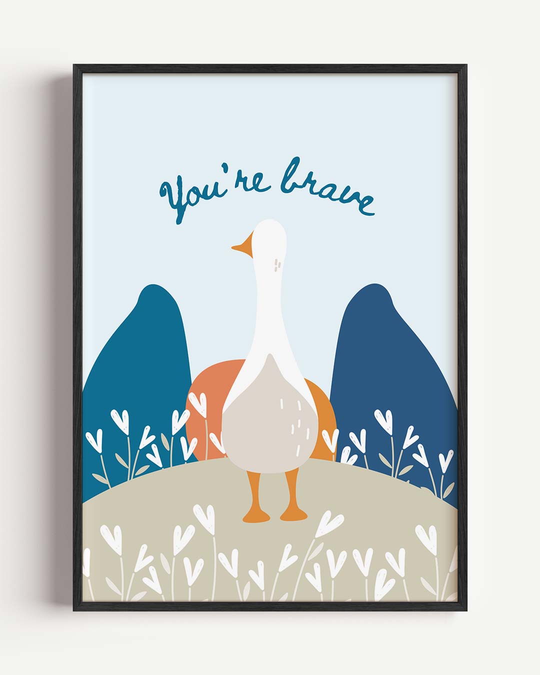 Dappere Gans Poster-WallArtistic