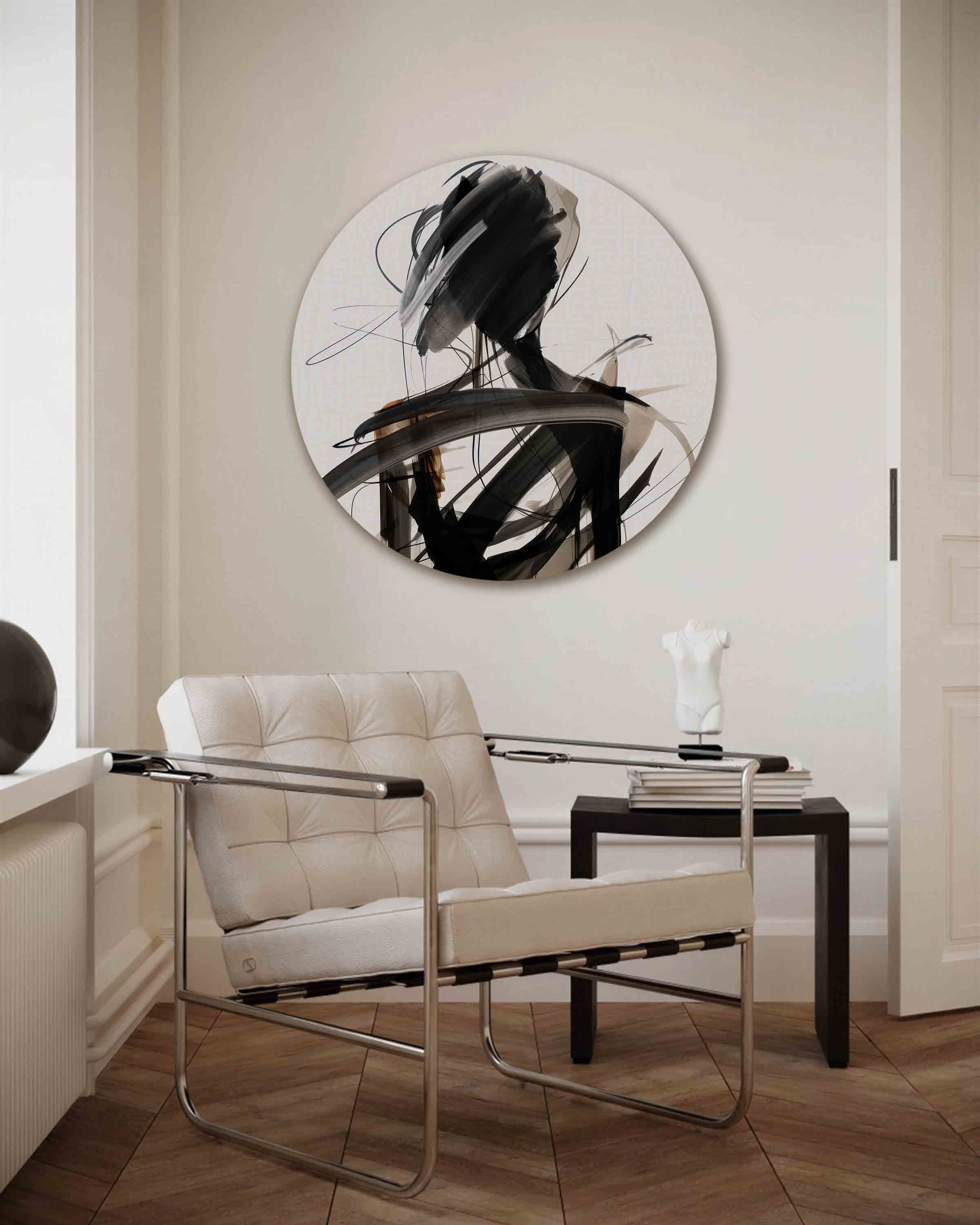 Abstracte figuur Muurcirkel