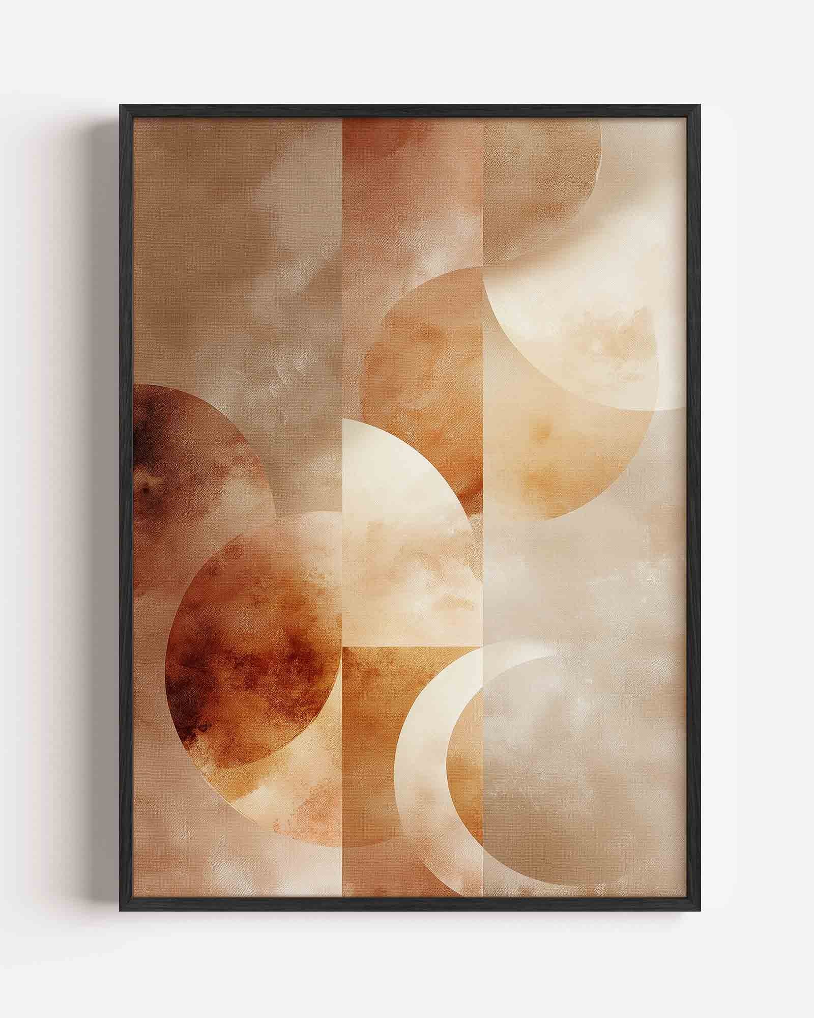 Abstracte cirkels Poster