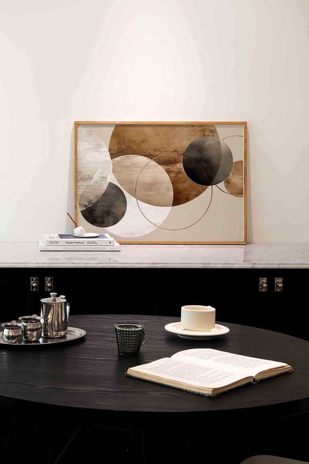 Abstracte cirkels Poster