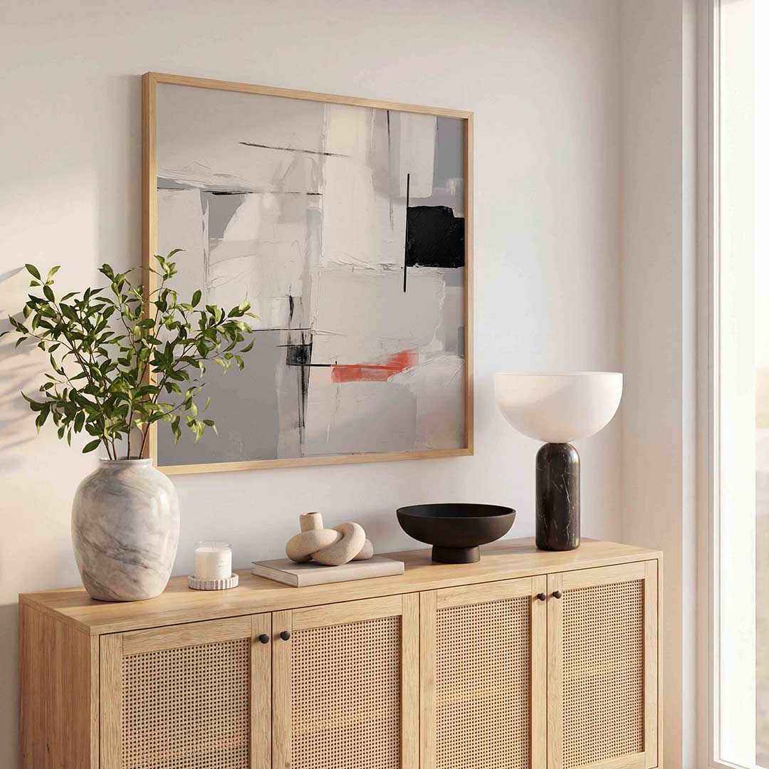 Abstracte vormen Poster