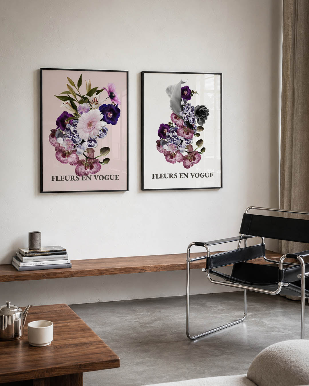 Bloemrijke elegantie Posterset