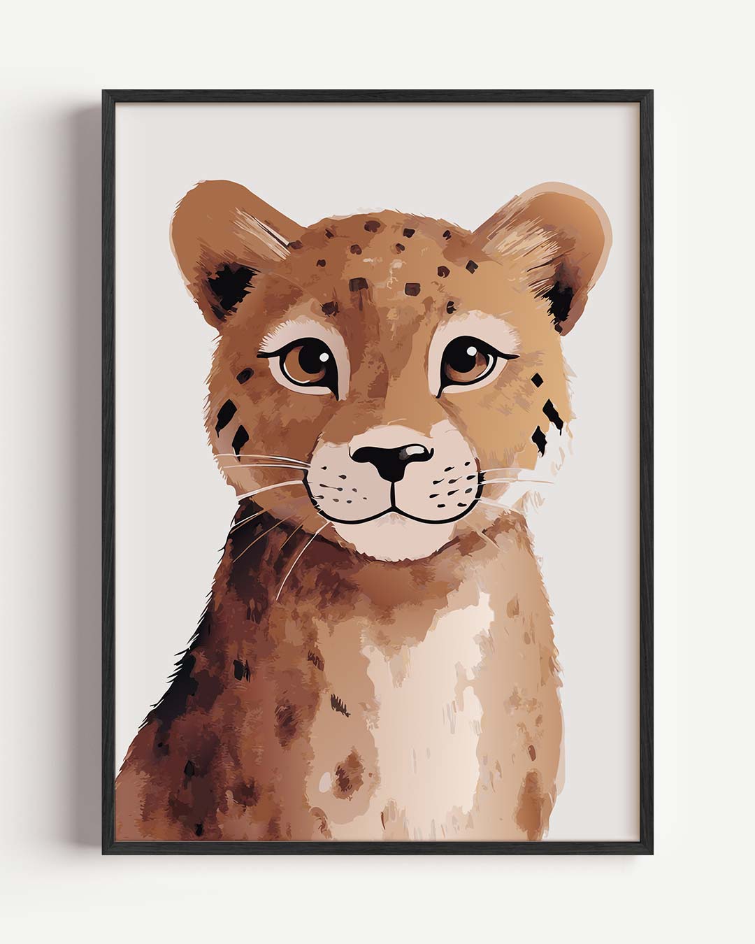Schattige Cheetah Poster-WallArtistic